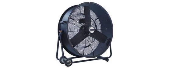 Tailee Drum Fan - HVF-65 BLK